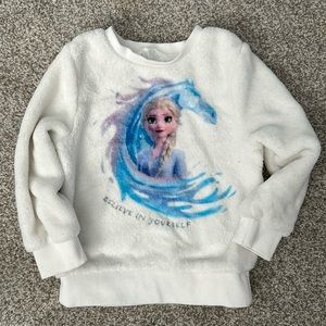 H&M Fuzzy Frozen Sweatshirt